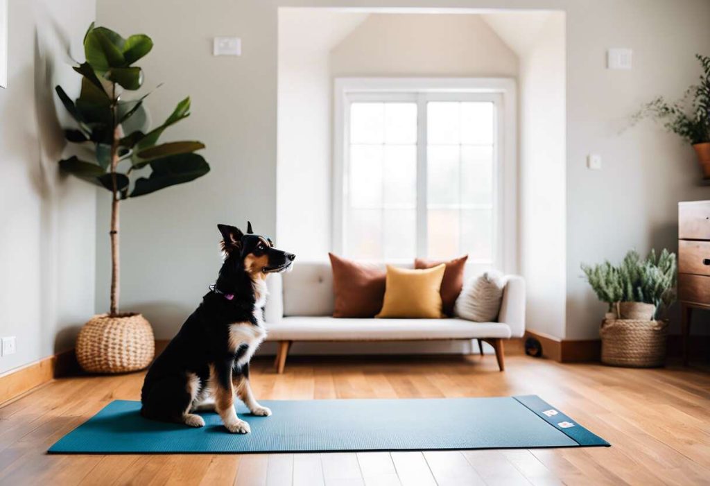 Yoga doga : pratiquer le yoga avec son chien pour détente commune