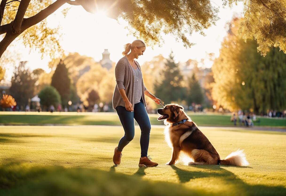 Renforcement du lien avec votre grand chien par le jeu et l'exercice